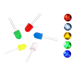 10MM LED  150mA  0.75w - ROUGE