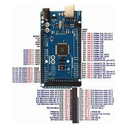 Arduino mega supplied with 1M cable