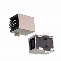 USB type B female connector