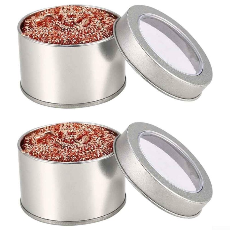 Boule de fil de cuivre pour  nettoyage de fer à souder