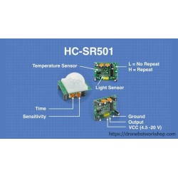 HC – SR501 Mini PIR Motion Sensor