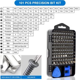 Kit Tournevis de précision 101 pièces