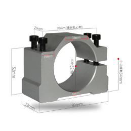 Pince 52mm pour moteur cnc