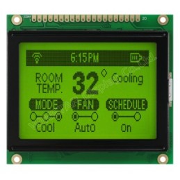 Écran graphique LCD 128x64 pixels avec rétroéclairage