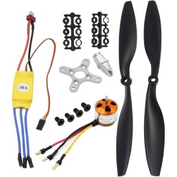 1000KV Brushless Motor + 30A ESC + Pairs of Propellers