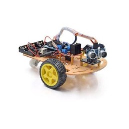 Motor and 60 mm wheel for smart car chassis