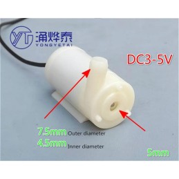 Arduino 3-5V mini horizontal submersible pump