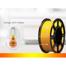 PLA 3D Printer Filament White Color Yellow