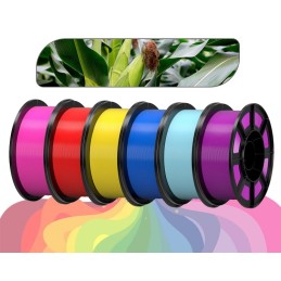 PLA 3D Printer Filament White Color Black