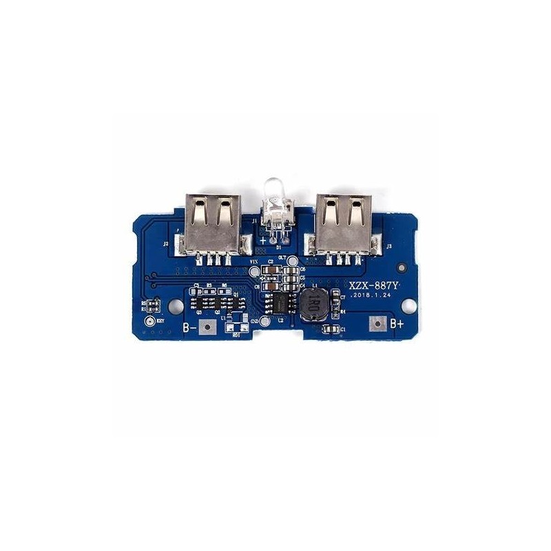 Module d'alimentation Power Bank 5V de 3,7V à 2,4A 5V