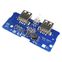 Module d'alimentation Power Bank 5V de 3,7V à 2,4A 5V