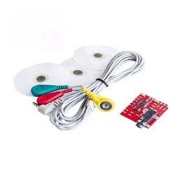 ARDUINO AD8232 ECG HEART SENSOR WITH TRIPLE CABLE AND ELECTRODES