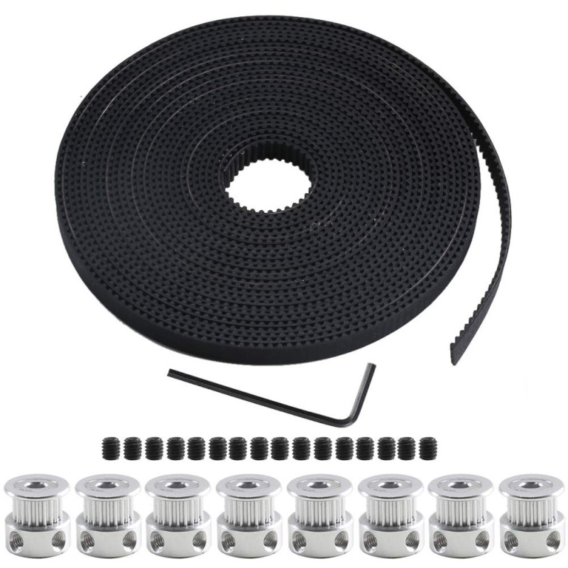 1M GT2 Reinforced Belt 6mm 3d Printer GT2 Fiber Belt 6mm