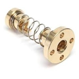 Écrou anti-retour à ressort anti-retour pour tige filetée T8, vis en plomb pour imprimante 3D, pas de pièce 2 mm, plomb 8 mm