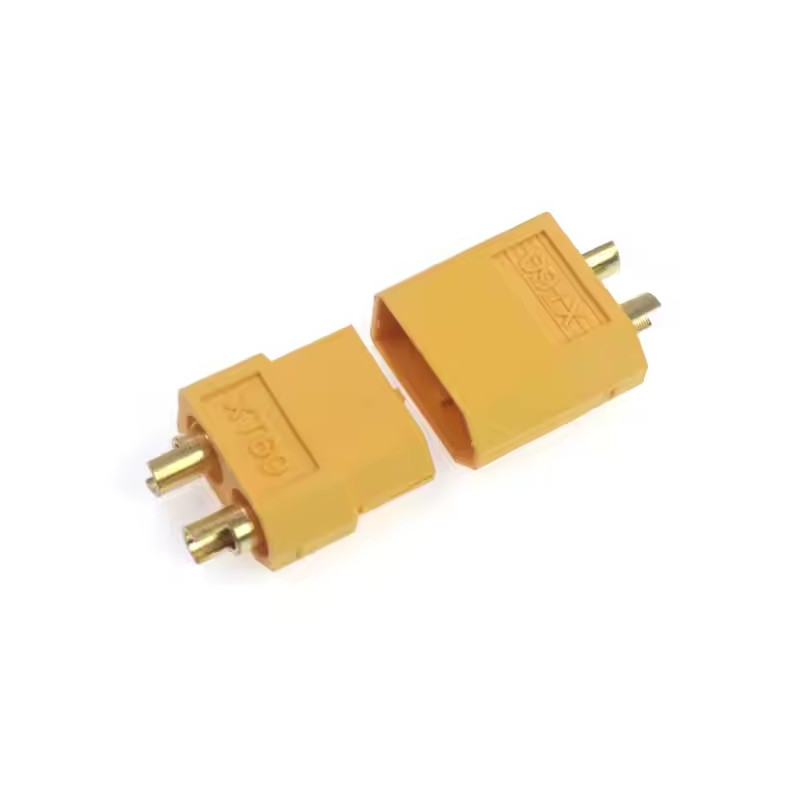 XT60 high-current connector set for safe and secure connections. Ideal for drones, robots, and electronic projects