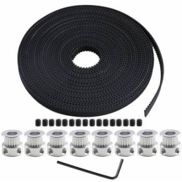 1M GT2 Courroie Renforcée 6mm Imprimante 3d gt2 Fiber Belt 10mm x 5m