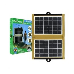 1/2 Mini Solar Panel CCLAMP 7.2W 6V, ideal for solar trackers, solar cars, solar-powered homes, and DIY projects