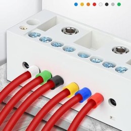 Insulated ferrules for terminal blocks, wire connectors, and crimping (E1508)