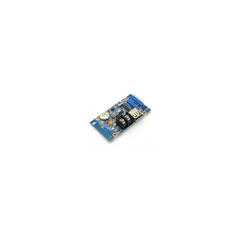 Carte de contrôle Wi-Fi Huidu HD-WF2 / HD-WF1 pour écran LED couleur, idéale pour enseignes, panneaux publicitaires