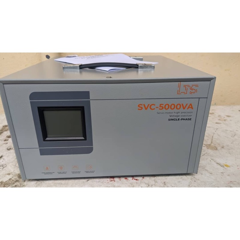 Régulateur de tension﻿ SVC-5KVA Marque LTS  Mono Phasé