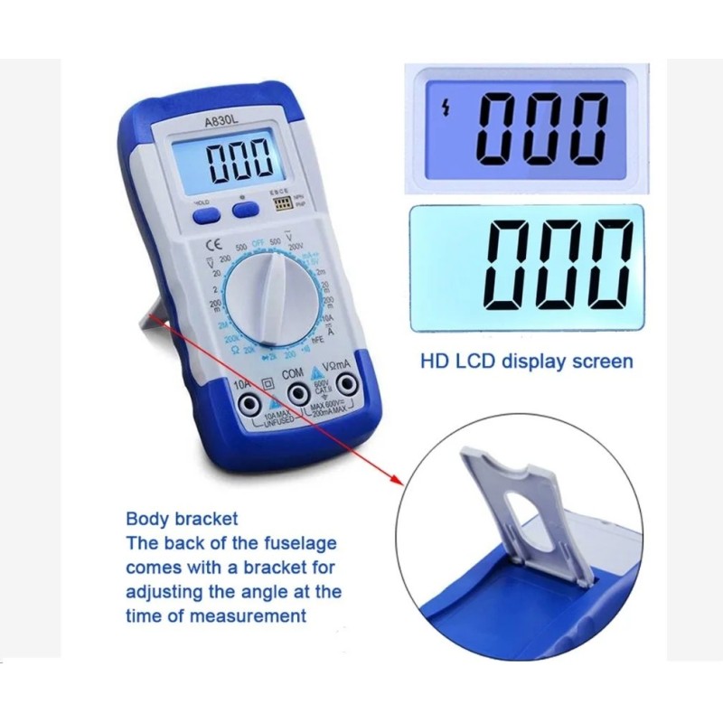A830L Current Tester Multimeter