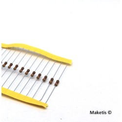 Lot de 10 Résistances 1/4W-1% - 560Kohm