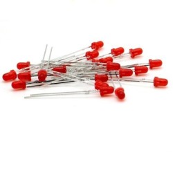 Diodes LED 3MM Couleur Rouge