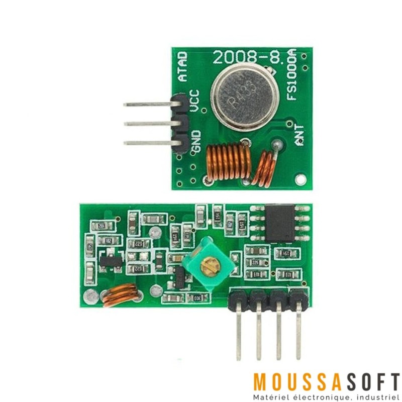 Émetteur - Récepteur RF 433Mhz