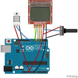 Nokia 5110 LCD Display for Arduino - 84x48 pixels