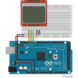 Nokia 5110 LCD Display for Arduino - 84x48 pixels
